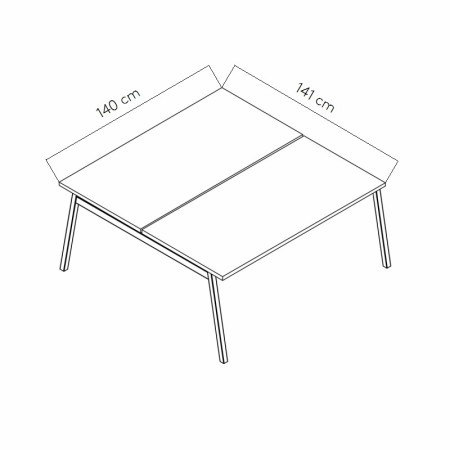 Dimensions Bureau bench Ogi M