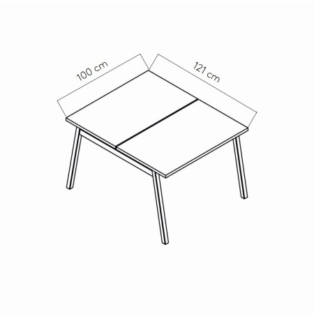 Dimensions Bureau bench Ogi M