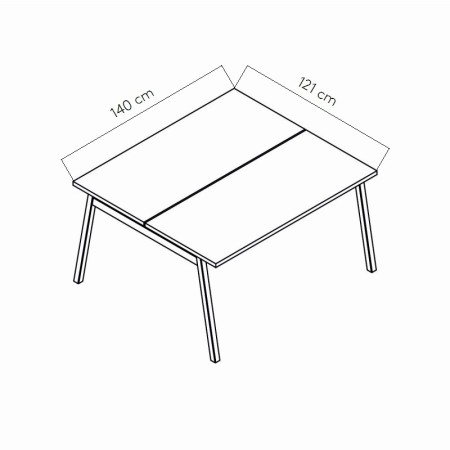 Dimensions Bureau bench Ogi M