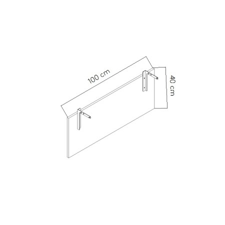Voile de fond mélamine 2