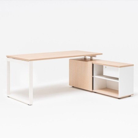 Bureau Ogi Q avec desserte