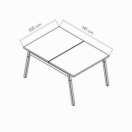 Dimensions Bureau bench - OGI W 