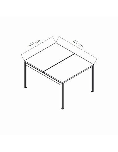 Dimensions Bureau bench Ogi Y 