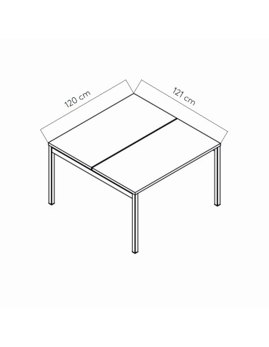 Dimensions Bureau bench Ogi Y 