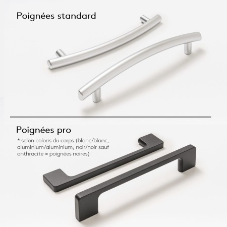 Meuble dossiers suspendus  L. 80,1 x P. 43,2 x H. 183,3cm - MDD - A54C4 2