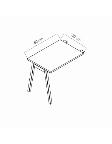 Dimensions Retour de bureau POM01