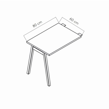 Dimensions Retour de bureau POM01