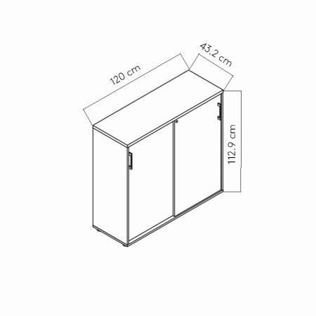Meuble à portes coulissantes - A3P06 2