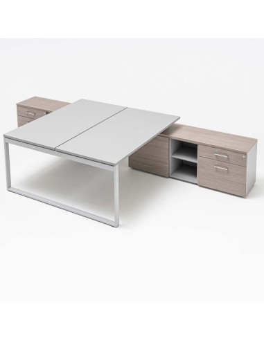 Bureau bench Ogi Q avec desserte