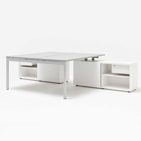 Bureau avec retour bench