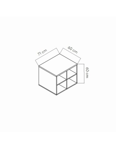 Dimensions Meuble pour imprimante - S85