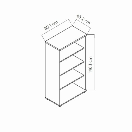 Meuble ouvert pour bureau - A4504 2