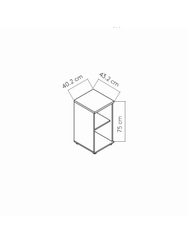 Dimensions Rehausse - armoire - A1902