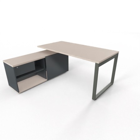 Bureau Ogi Q avec desserte