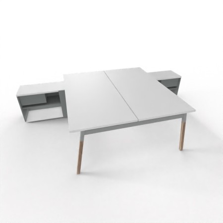 Bureau Ogi W avec desserte