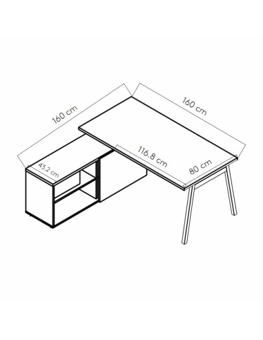 Dimensions Ogi M - avec desserte 