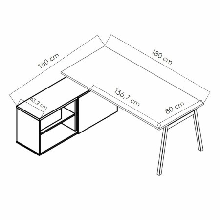 Dimensions Ogi M - avec desserte