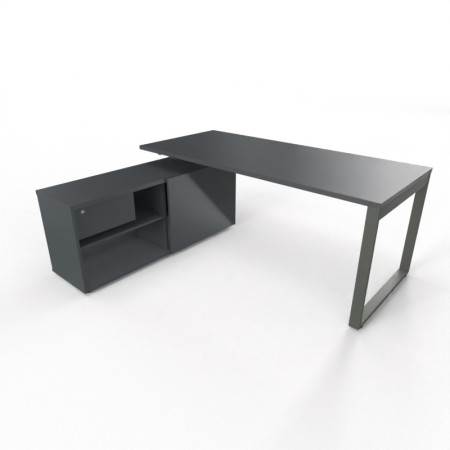 Bureau Ogi Q avec desserte