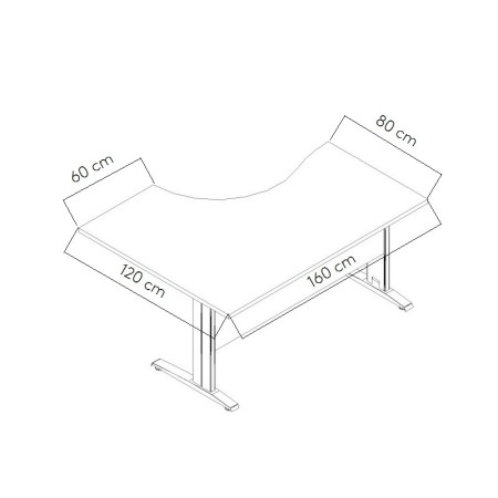 Dimensions Bureau Ogi N compact