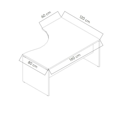 Dimensions Bureau Ogi V compact