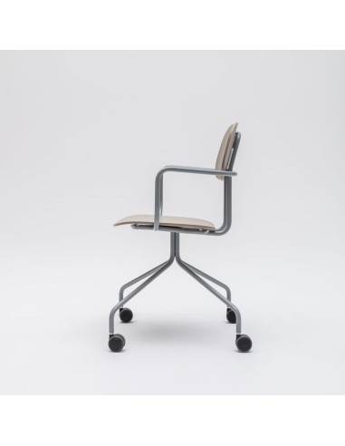 Chaise conférence vintage avec roulettes - New School - N1N03K - MDD
