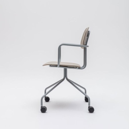 Chaise conférence vintage avec roulettes - New School - N1N03K - MDD