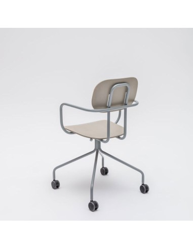 Chaise conférence vintage avec roulettes - New School - N1N03K - MDD