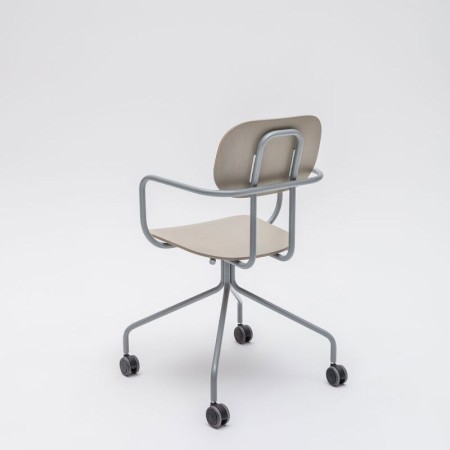Chaise conférence vintage avec roulettes - New School - N1N03K - MDD