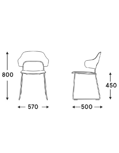 Dimensions Chaise Afi 
