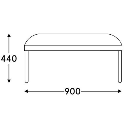 Dimensions Stilt - pouf