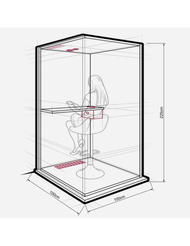 Cabine acoustique - Phone Box - Cabine téléphonique - The Soho - 1 place