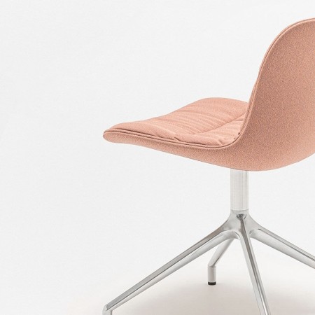 Chaise en tissu et pieds en alu - Baltic 2 soft duo