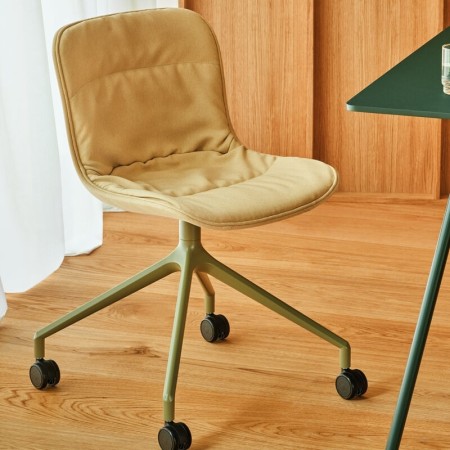 Chaise pieds croisés sur roulettes - Baltic 2 Soft Duo