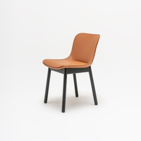 Chaise rétro avec piétement en bois - Baltic 2 Classic 2