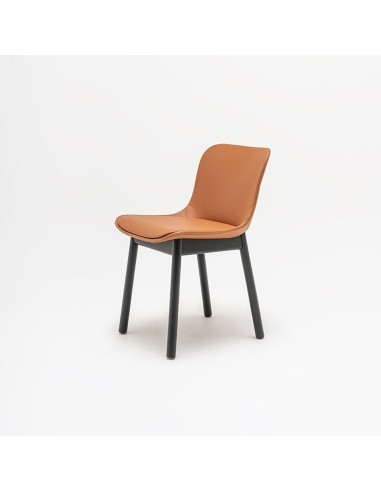 Chaise rétro avec piétement en bois - Baltic 2 Classic