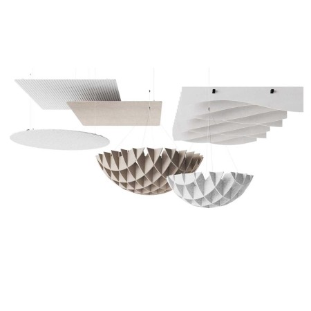 Lot de 2 panneaux acoustiques suspendus L. 120 x 120cm - Artwork 2