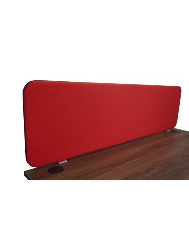Cloison de bureau acoustique L. 179 x H. 50cm rouge