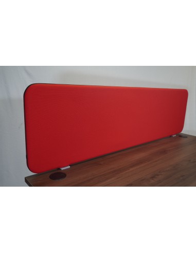 Cloison de bureau acoustique L. 179 x H. 50cm rouge