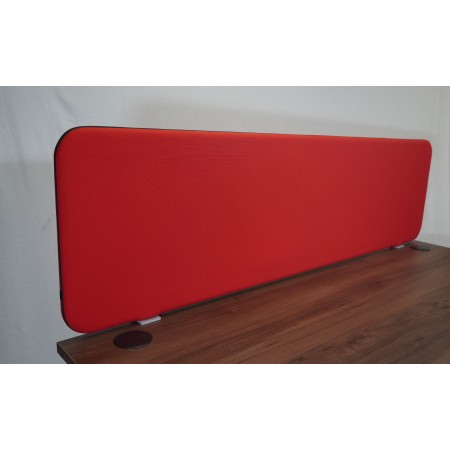 Cloison de bureau acoustique L. 179 x H. 50cm rouge