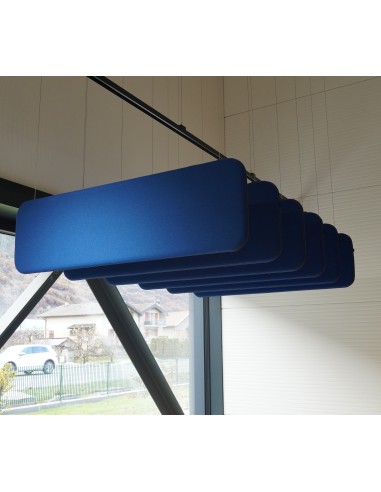 Lot de 2 panneaux acoustiques suspendus Sonic