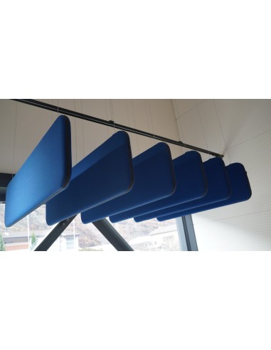 Lot de 2 panneaux acoustiques suspendus Sonic