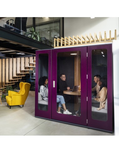 Meeting box - phone booths - 4 places - cabine acoustique bureau