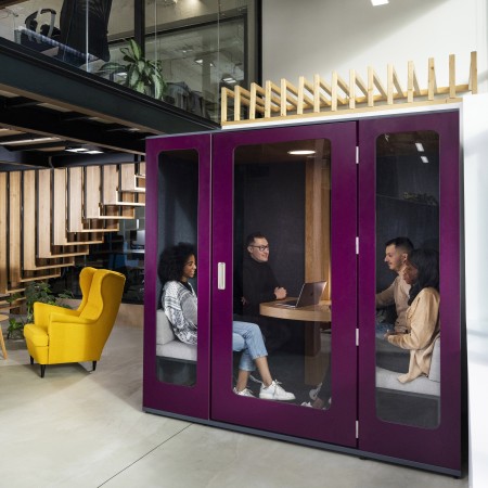 Meeting box - phone booths - 4 places - cabine acoustique bureau