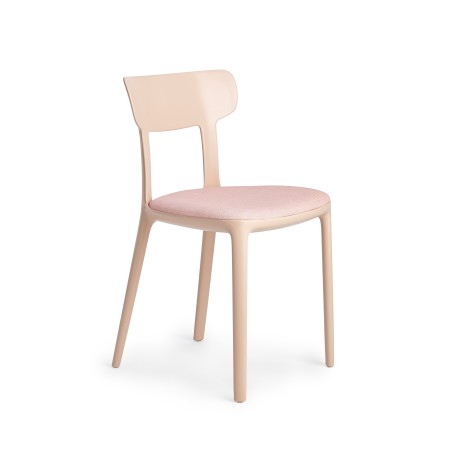 Mobilier d’extérieur moderne – chaise en plastique recyclé Canova