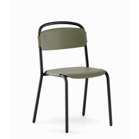 Chaise en polypropylène recyclé – modèle intérieur empilable Skol