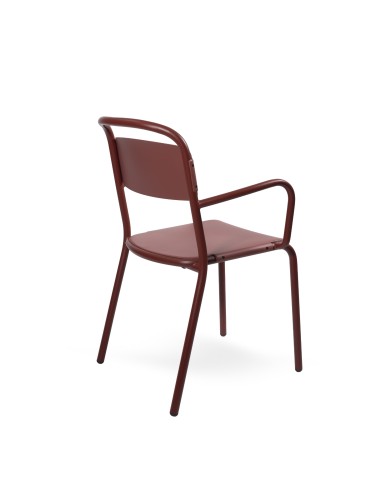 Chaise empilable intérieure Skol – design avec accoudoirs ergonomiques