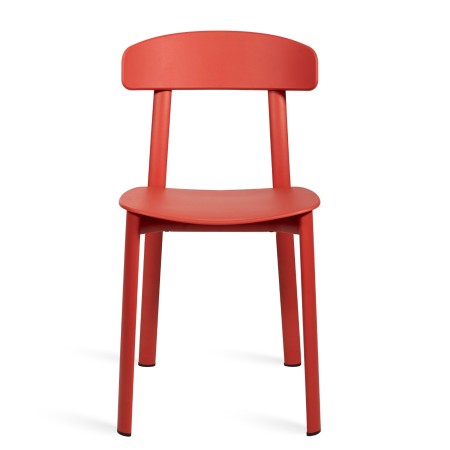 Chaise résistante pour extérieur – Feluca Pop métal et plastique recyclé