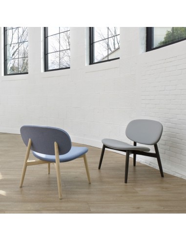 Chaises pour visiteurs relax en tissu - Harmo