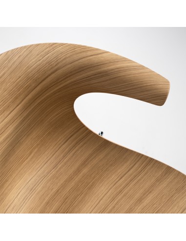 Chaise de réunion réglable Loop 3D Wood en bois zoom finition 