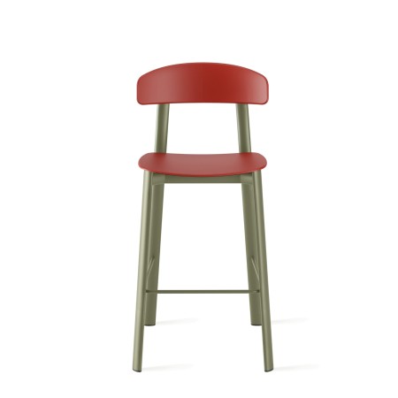 Tabouret de cuisine Feluca Pop – design métal et plastique moderne